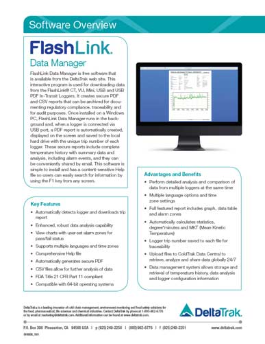 Download FlashLink Data Manager Software Overview