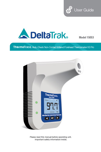 ThermoTrace Auto-Check Pro Non-Contact Infrared Forehead Thermometer User Guide