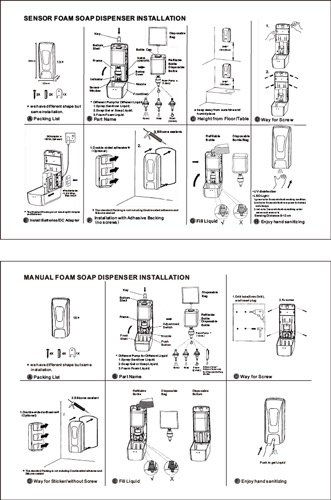 Touchless Hand Sanitizer Dispenser User Guide