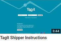 TagIt Shipper Instructions