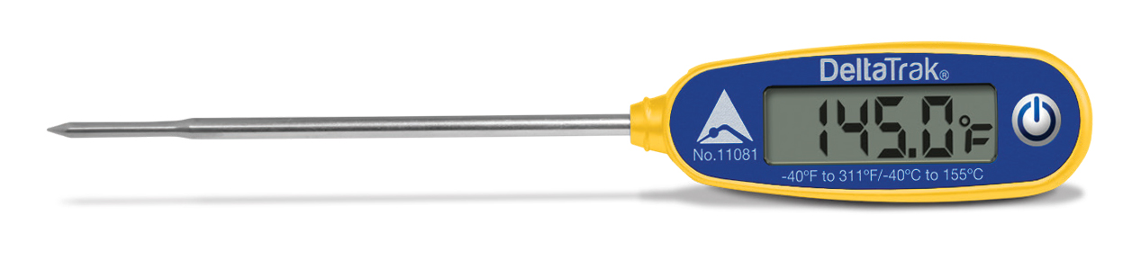 FlashCheck Jumbo Display Auto-Cal Reduced Tip Probe Thermometer