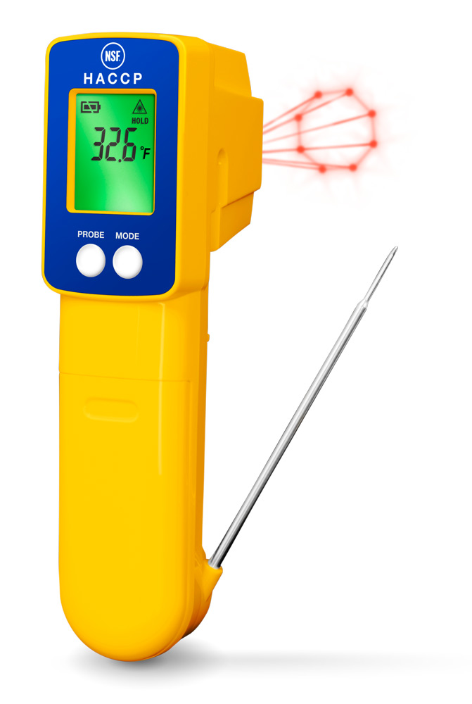 ThermoTrace Infrared/Thermocouple Probe Combo Thermometer