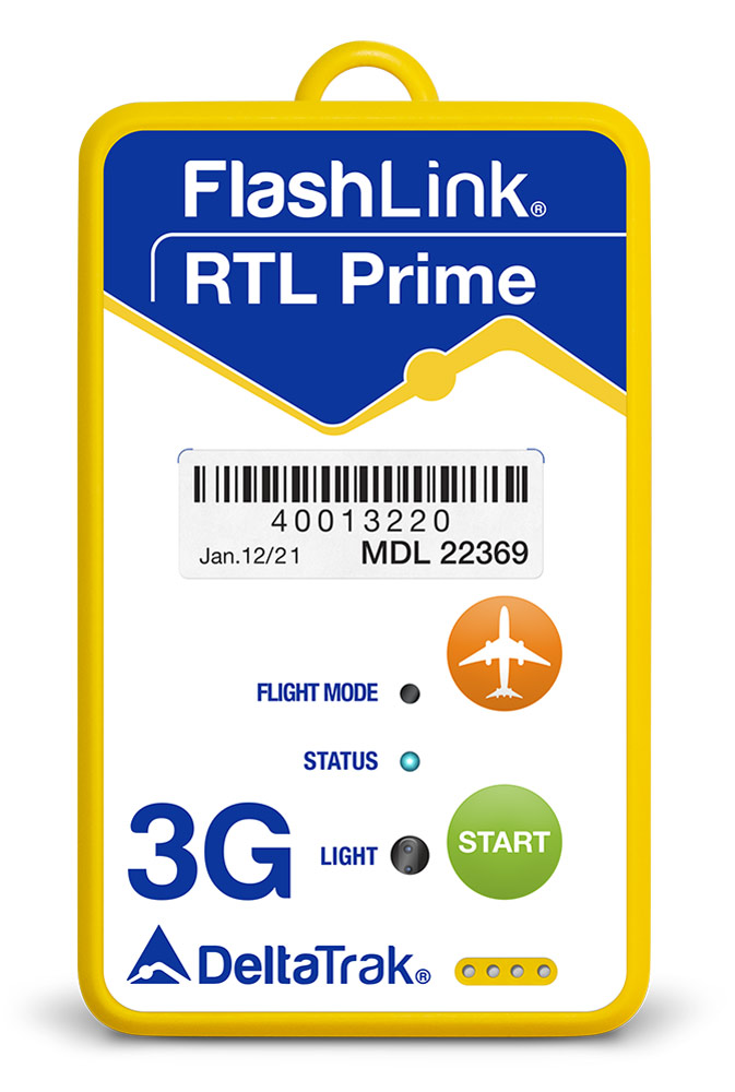FlashLink RTL Prime 3G In-Transit Logger, Temperature, Humidity, Light, Shock