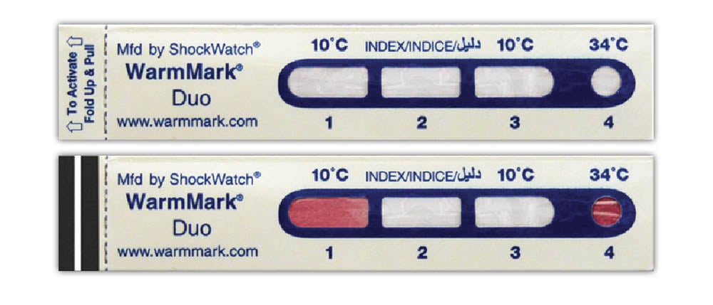WarmMark Duo Time-Temperature Indicator
