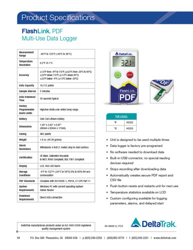 FlashLink PDF Multi-Use Data Logger