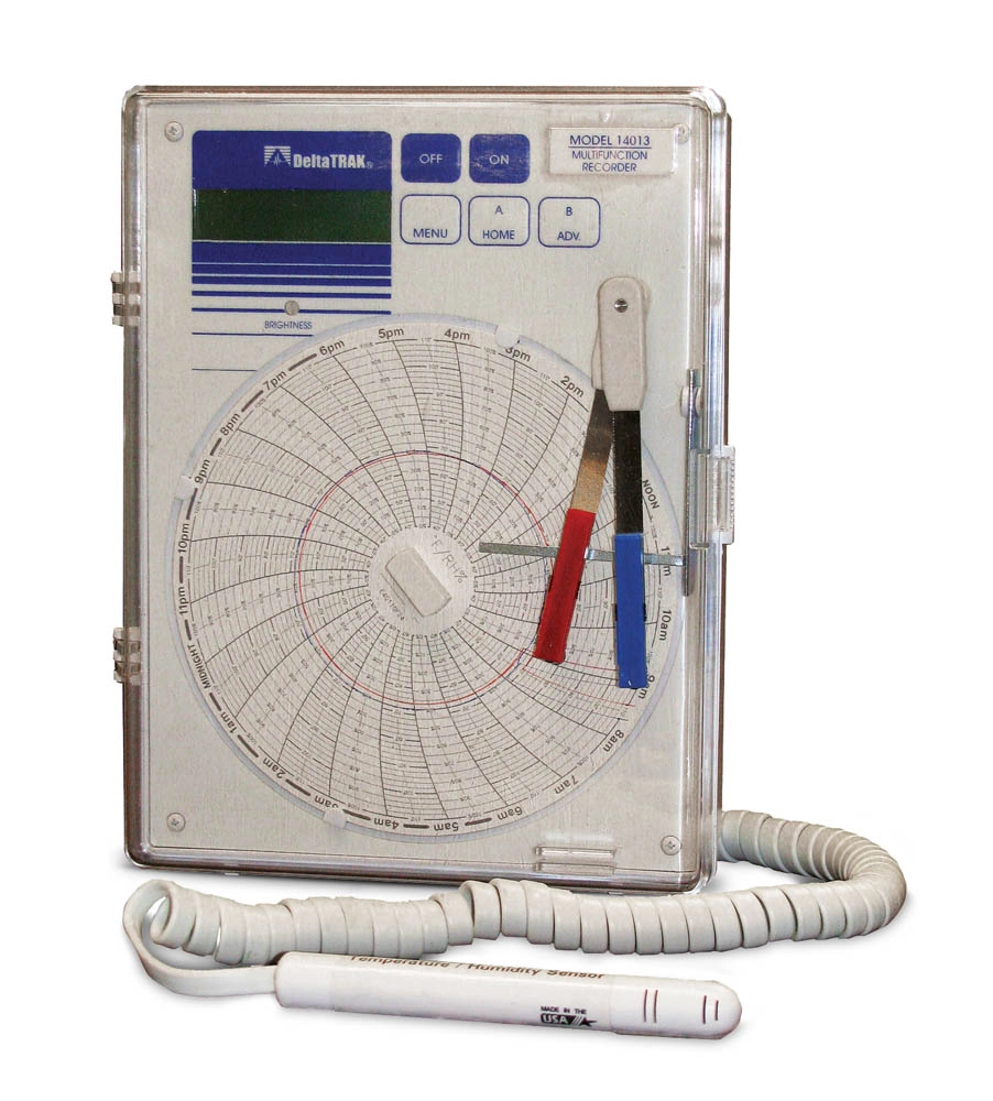 Temperature/Humidity/Dew Point Circular Chart Recorder, Model 14014