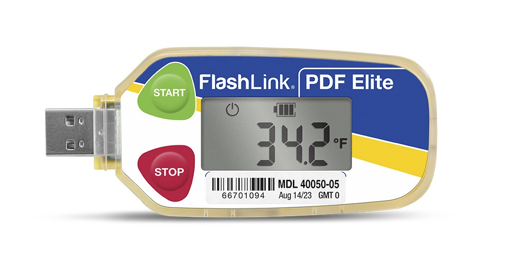 FlashLink® PDF Elite °F/°C IT Logger, Model 40050-05