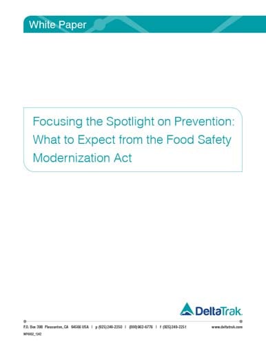 Focusing the spotlight on prevention: What to expect from The Food Safety Modernization Act