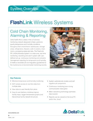 FlashLink Wireless Systems: Cold Chain Monitoring, Alarming & Reporting